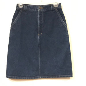 Calvin Klein Vintage High Waist Denim Skirt